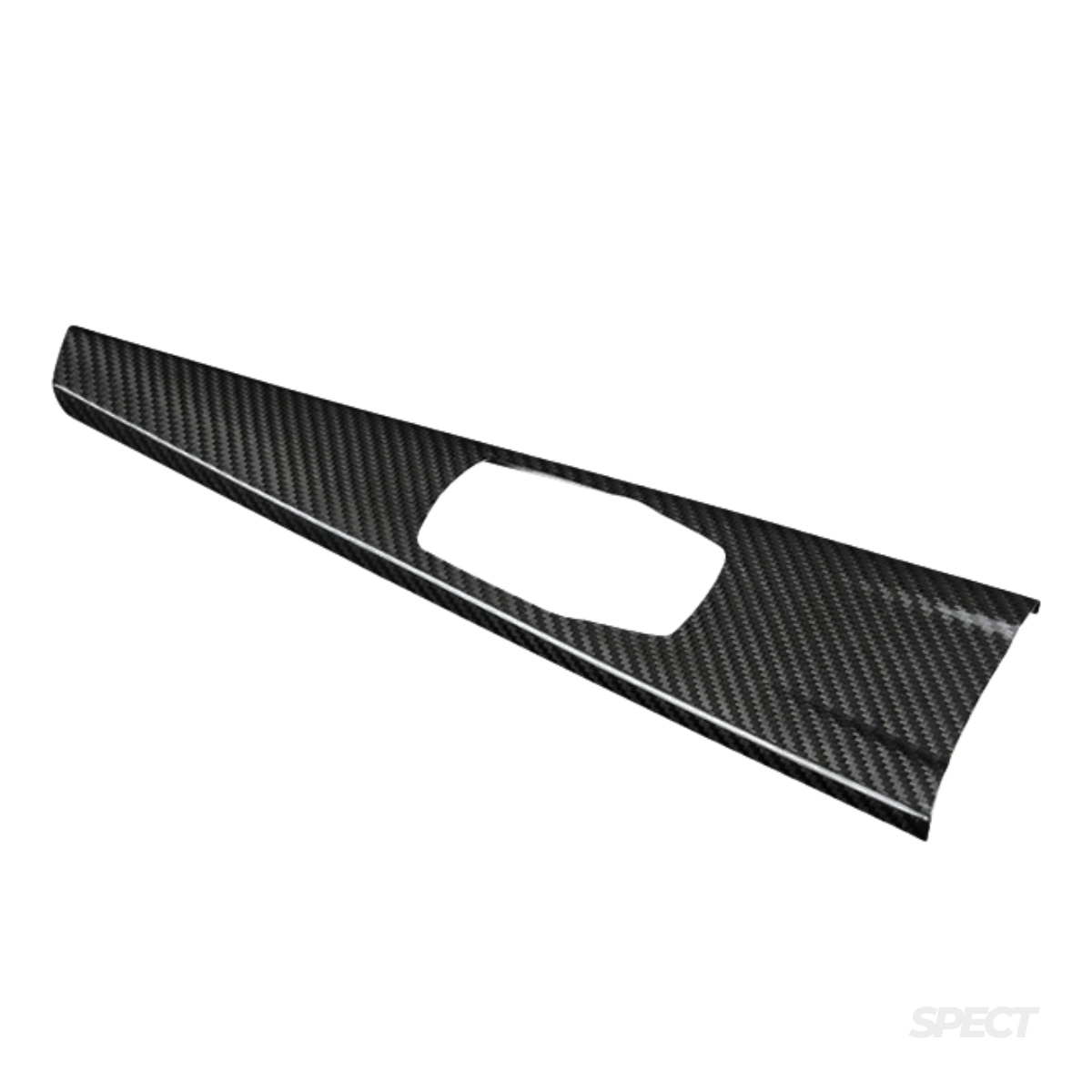 BMW F30/F31/F32 - Hiilikuitu kuvioitu keskikonsolin lista