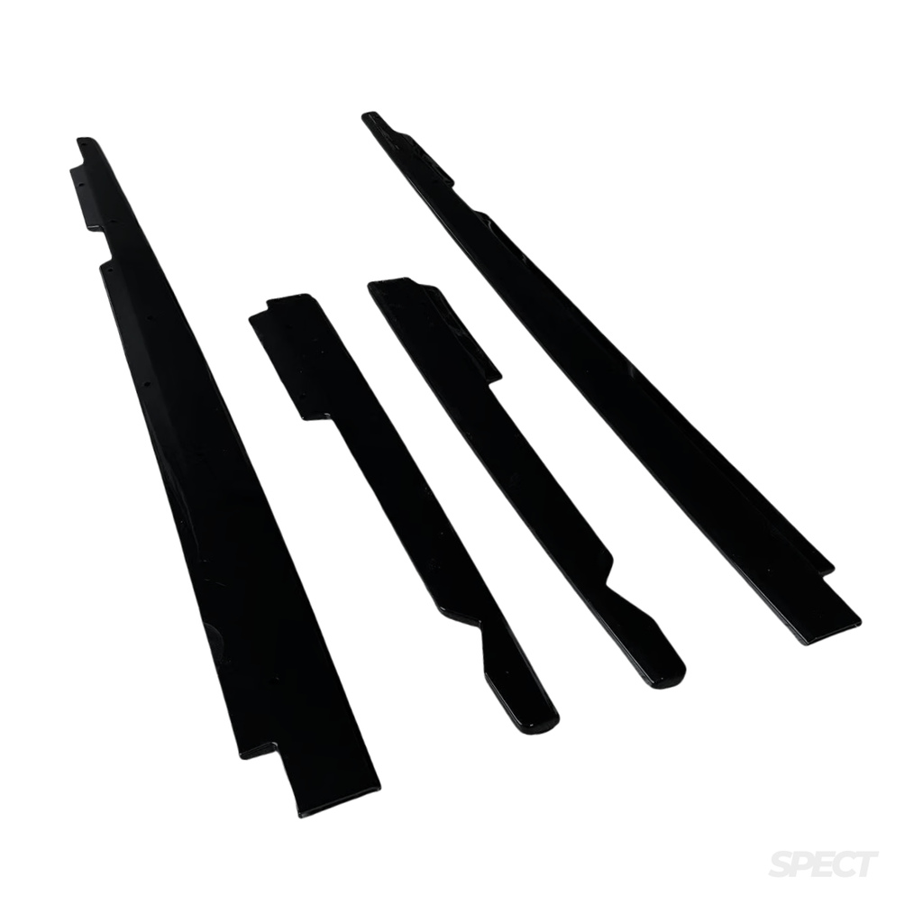 BMW E90/E91 2005-2011 - Helmalistat kiiltävän mustat