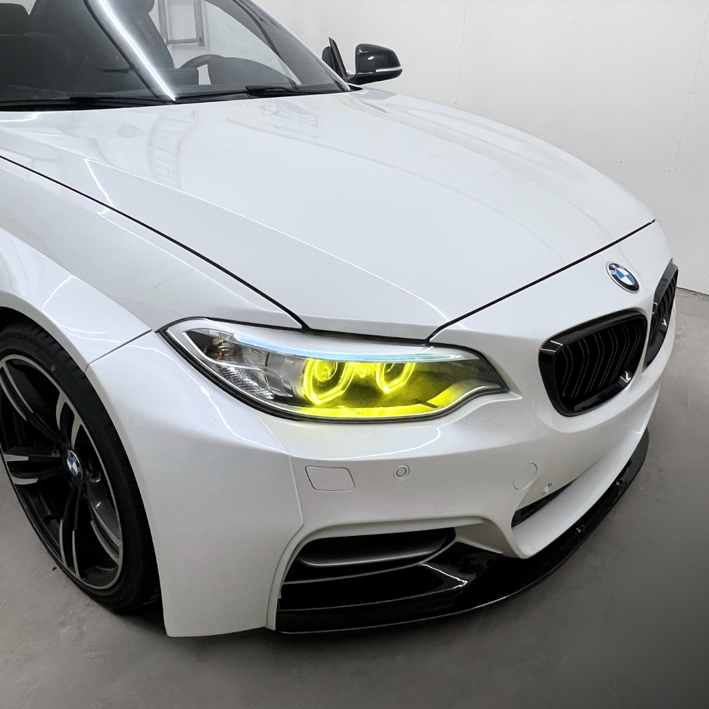 BMW F22/F23/F87 M2 - Keltaiset DRL valot (xenon) RayLights™