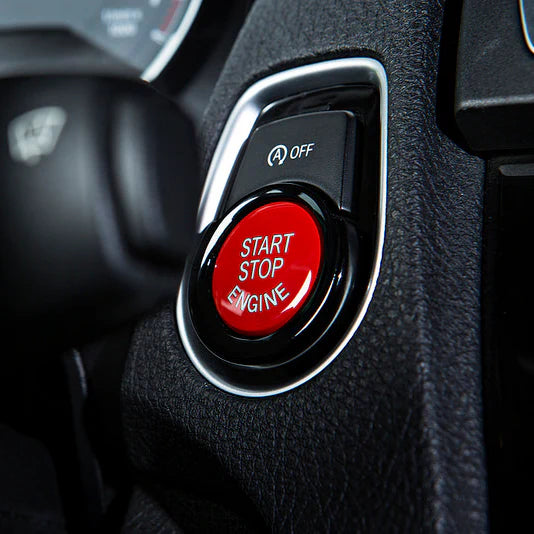 BMW E/F-sarja start stop käynnistysnappi punainen