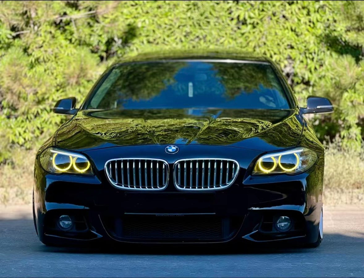 BMW F10/F11 5-Sarja keltaiset DRL CSL style valot