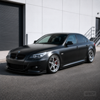 BMW E60/E61 2004-2010 - Etuspoileri H-style kiiltävän musta M-sport