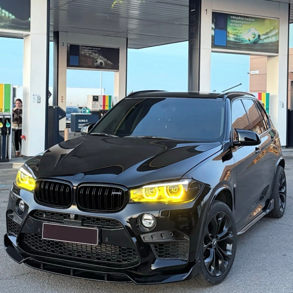 BMW X3/X5 keltaiset DRL valot CSL-style