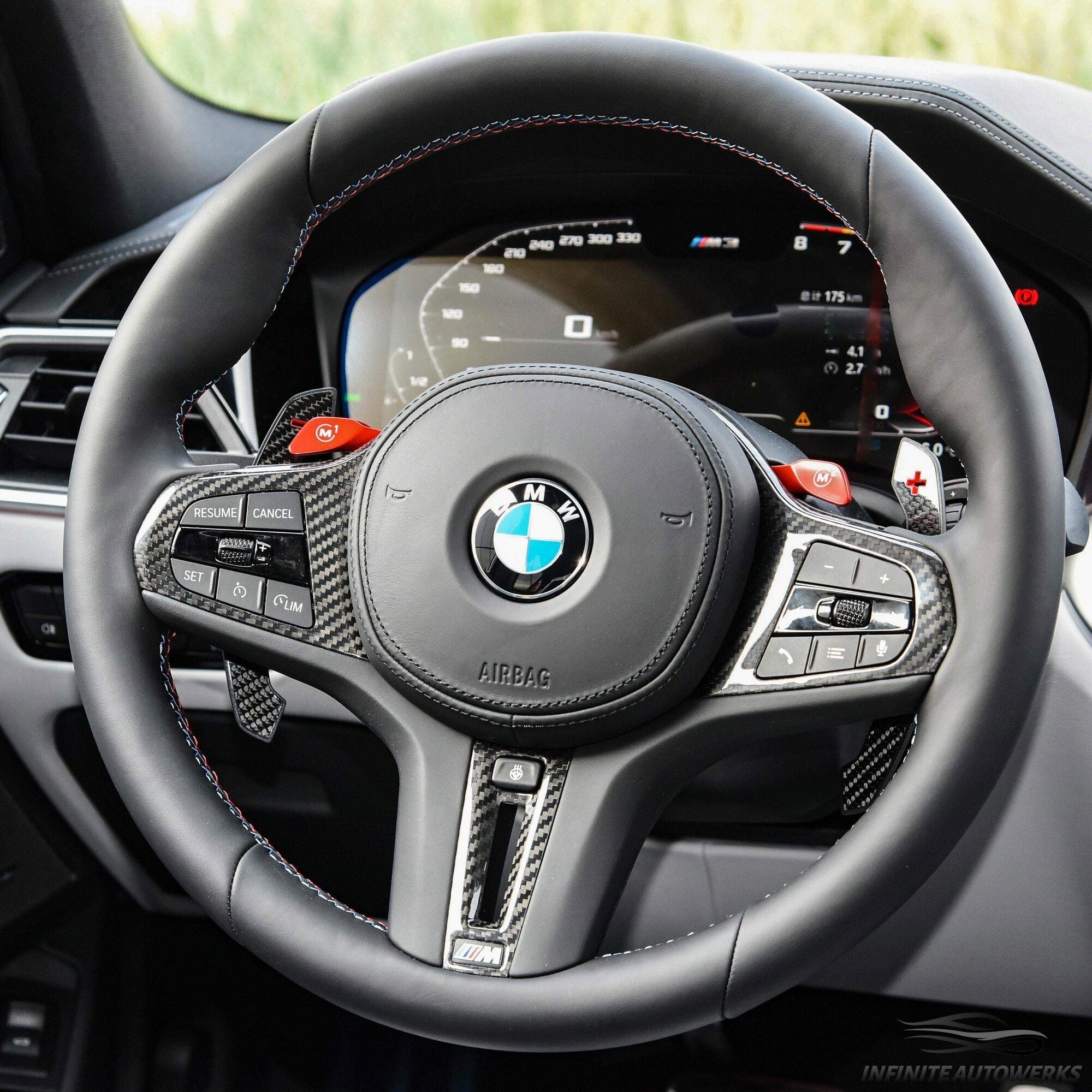 BMW G/F-sarja Carbon rattivaihteiden valitsimet