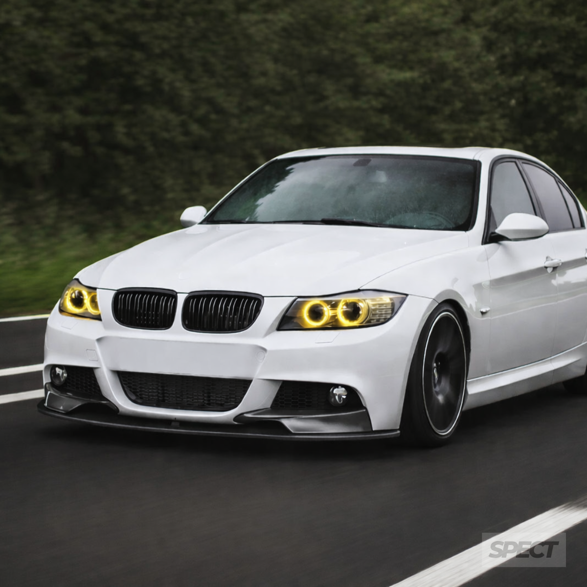 BMW E90/E91 Pre LCI 2004-2008  - keltaiset DRL valot (xenon)