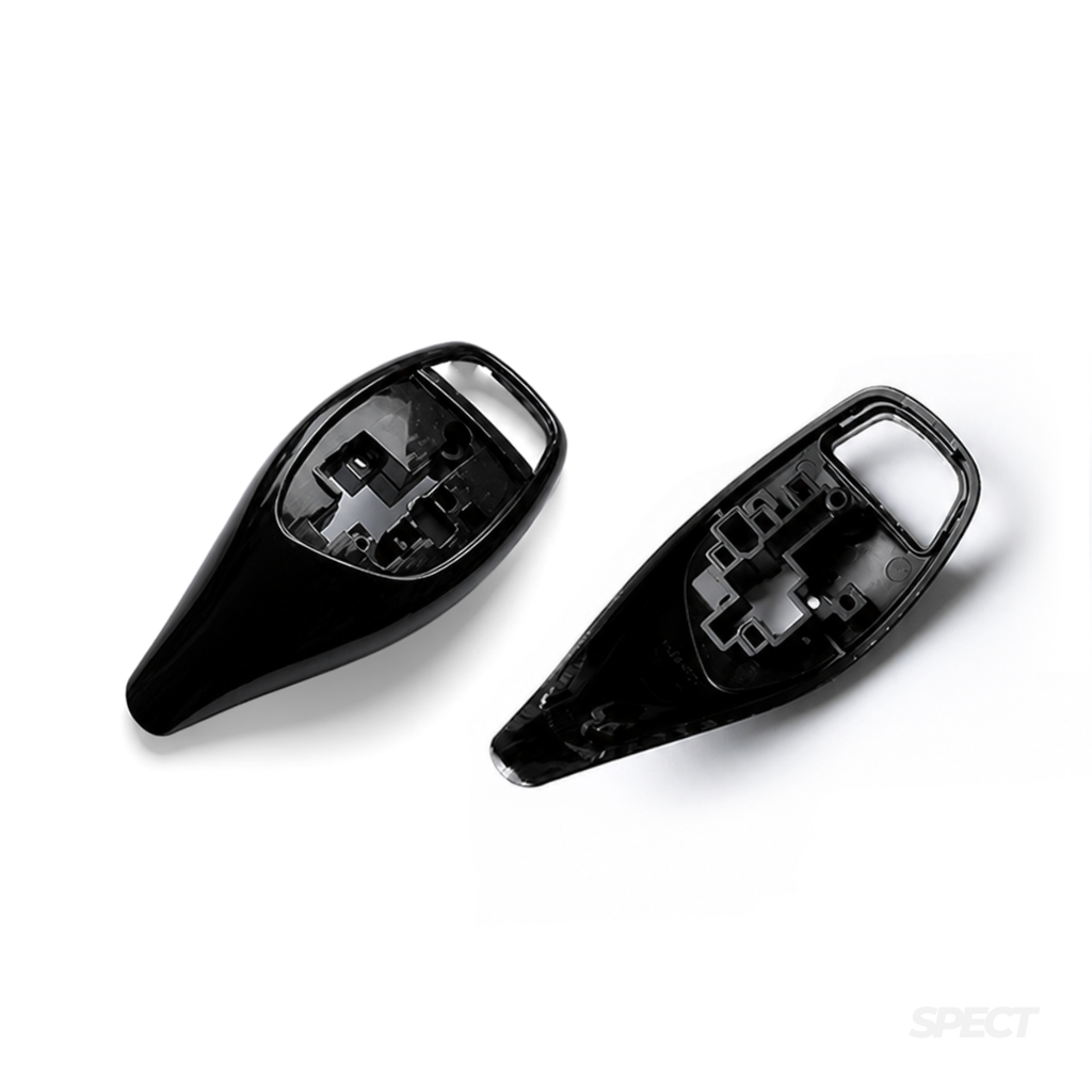BMW F30/F32/F22/F10 - Sport automaatti vaihdekepin kansi musta