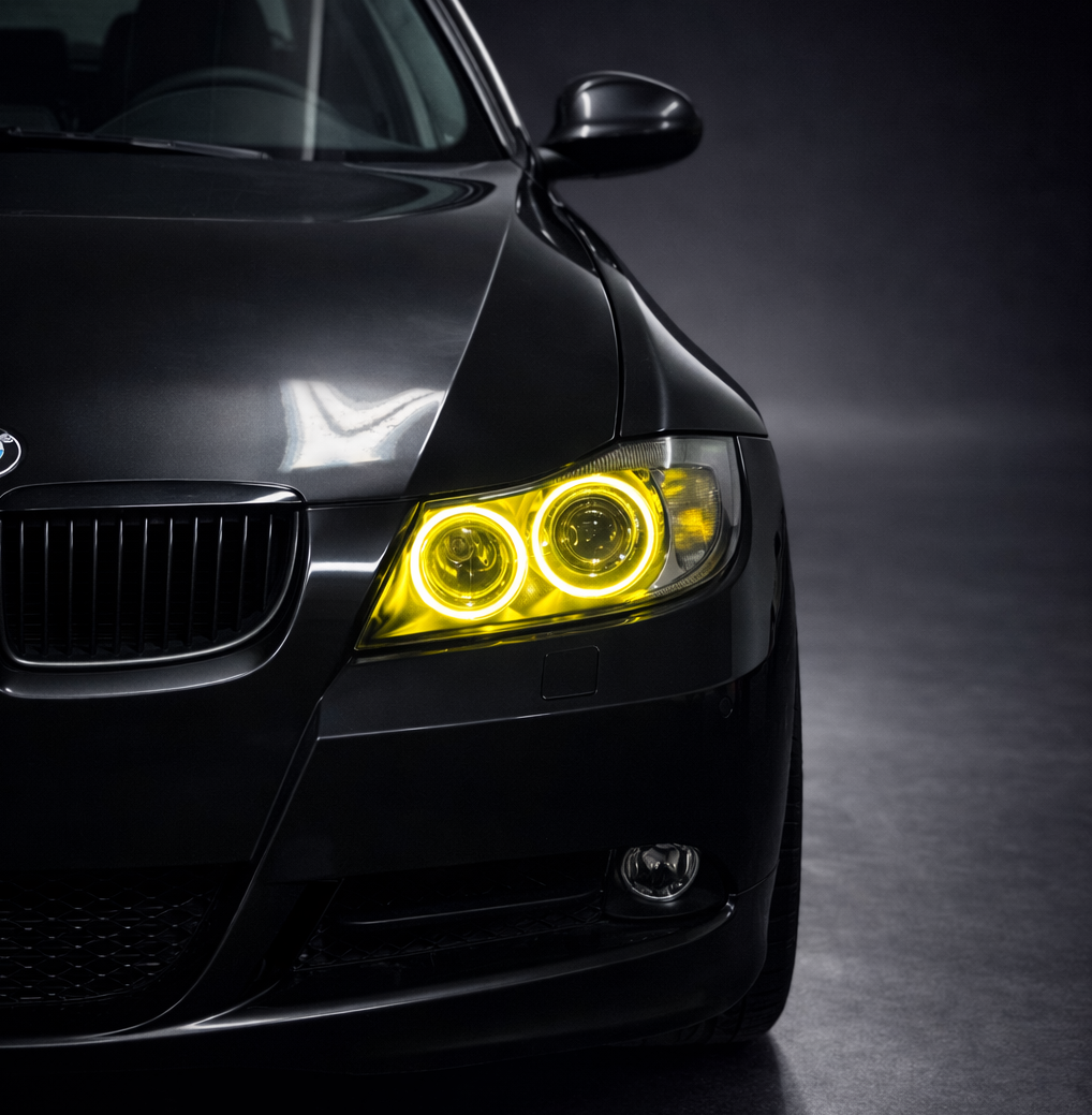 BMW E90/E91 Pre LCI keltaiset DRL valot 04-08