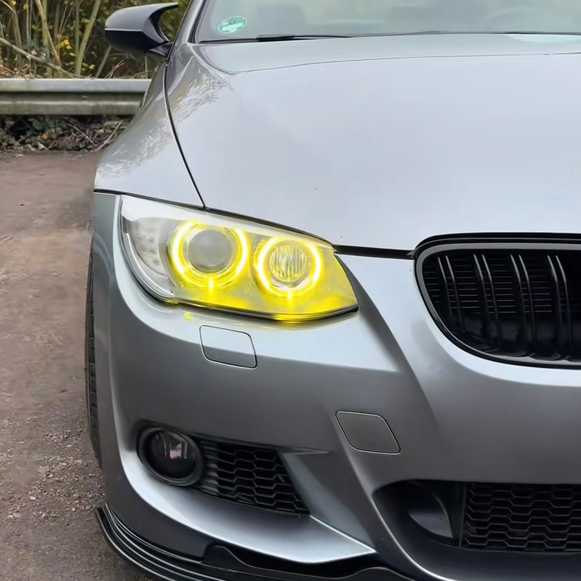 BMW E92/E93 3-Sarja LCI keltaiset DRL CSL style valot