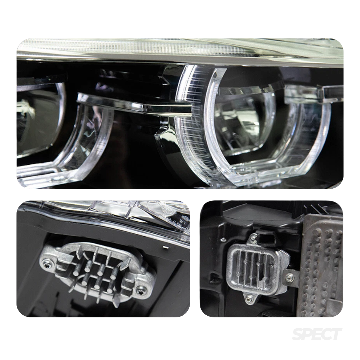 BMW F30/F31 Pre LCI 2012-2016 - Icon LCI LED-ajovalot Shadow Black