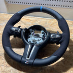 BMW F-sarja ratti alcantara/nahka sininen