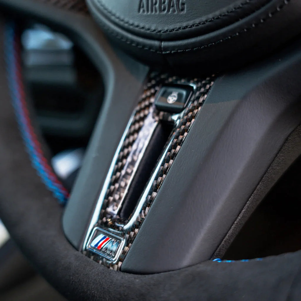 BMW G-sarja ratin hiilikuitu koristelista ACC