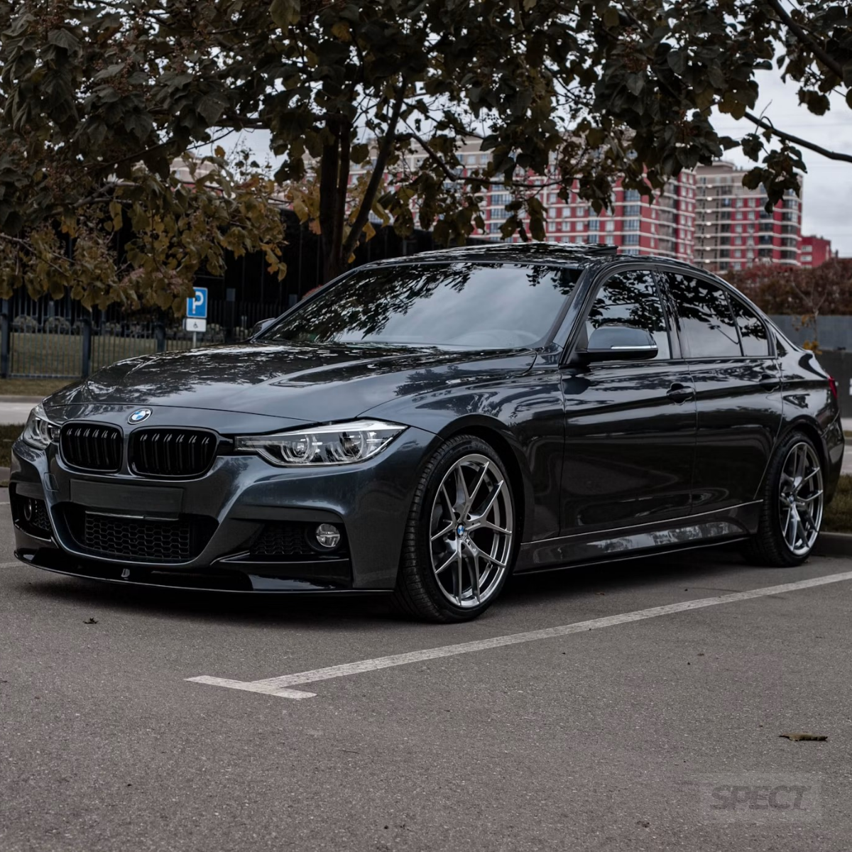 BMW F30/F31/F32/F36 2012-2019 - Sivuhelman listat MP kiiltävän musta