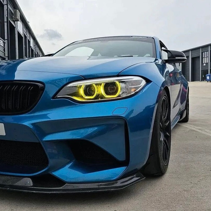 BMW F22 F23 F87 M2 keltaiset DRL valot xenon