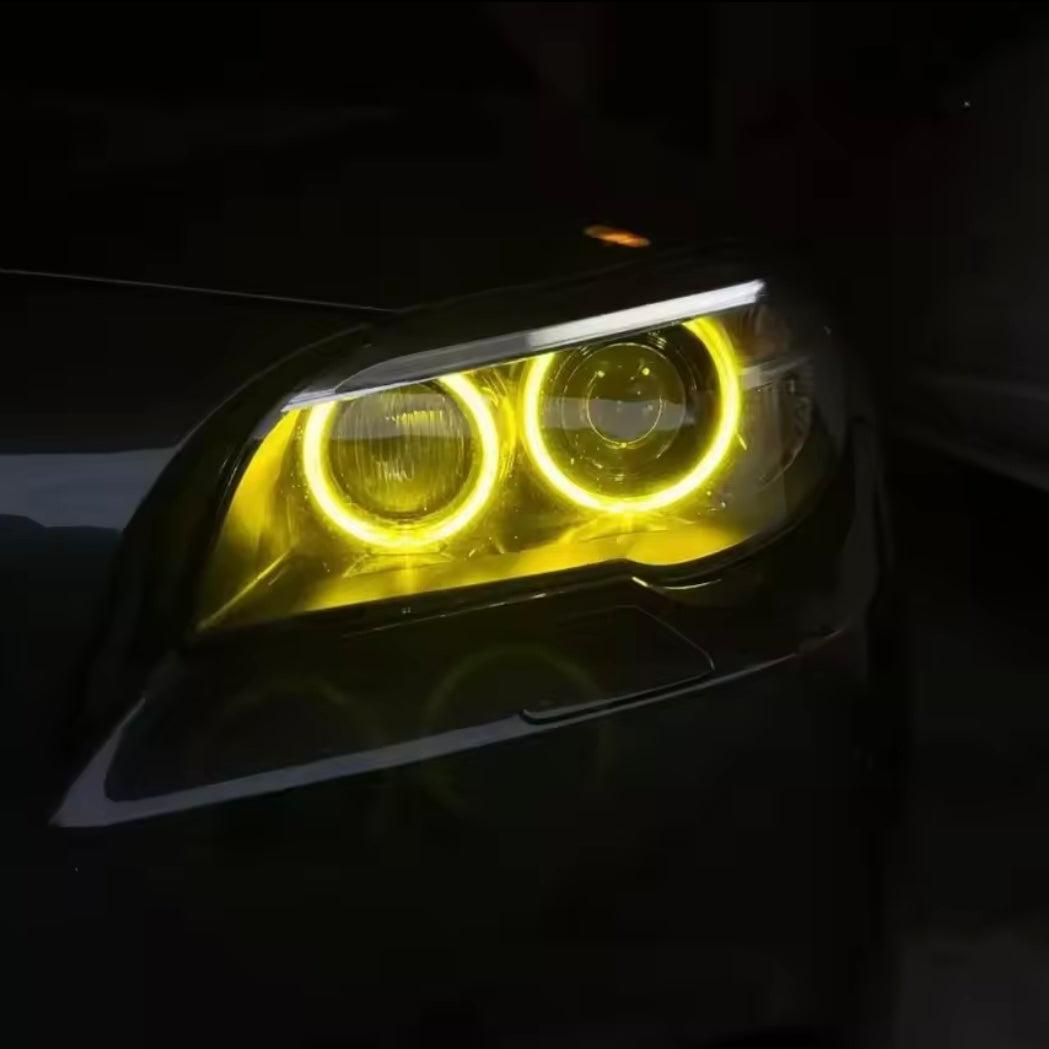 BMW F10/F11 5-Sarja keltaiset DRL CSL style valot