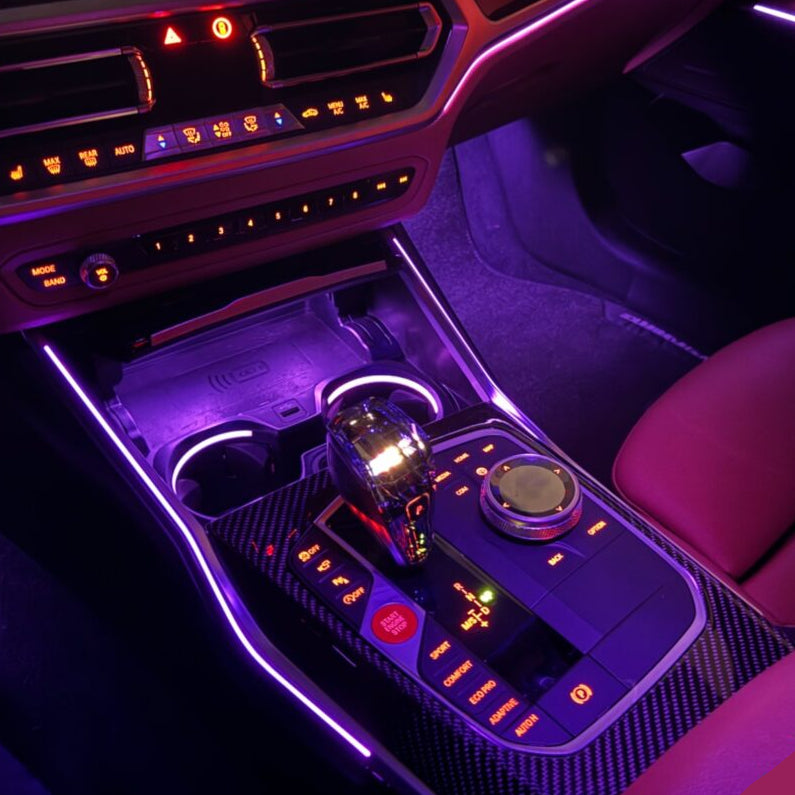 BMW G20 G80 keskikonsolin tunnelmavalot
