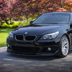 BMW E60/E61 2004-2010 - Etuspoileri H-style kiiltävän musta M-sport