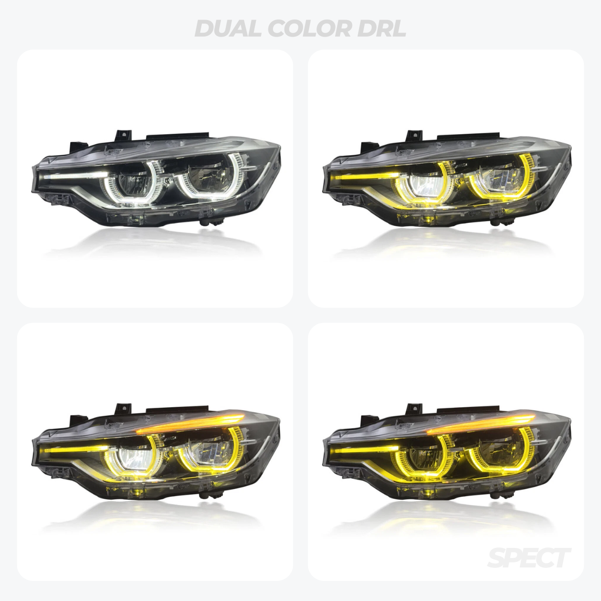 BMW F30/F31 2012-2016 - Icon style LCI LED-ajovalot