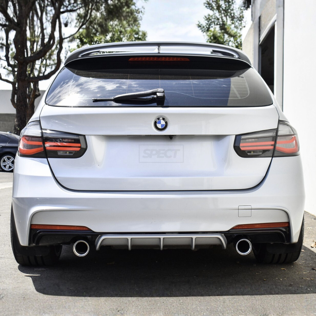 BMW F31 2012-2019 - M Performance style spoileri kiiltävän musta
