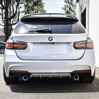 BMW F31 2012-2019 - M Performance style spoileri kiiltävän musta