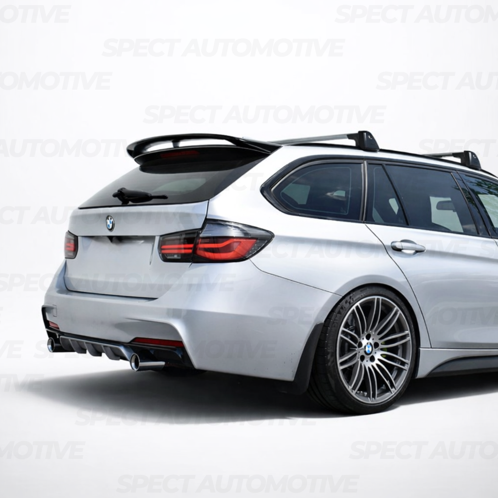BMW F31 2012-2019 - M Performance style spoileri kiiltävän musta