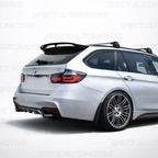BMW F31 2012-2019 - M Performance style spoileri kiiltävän musta