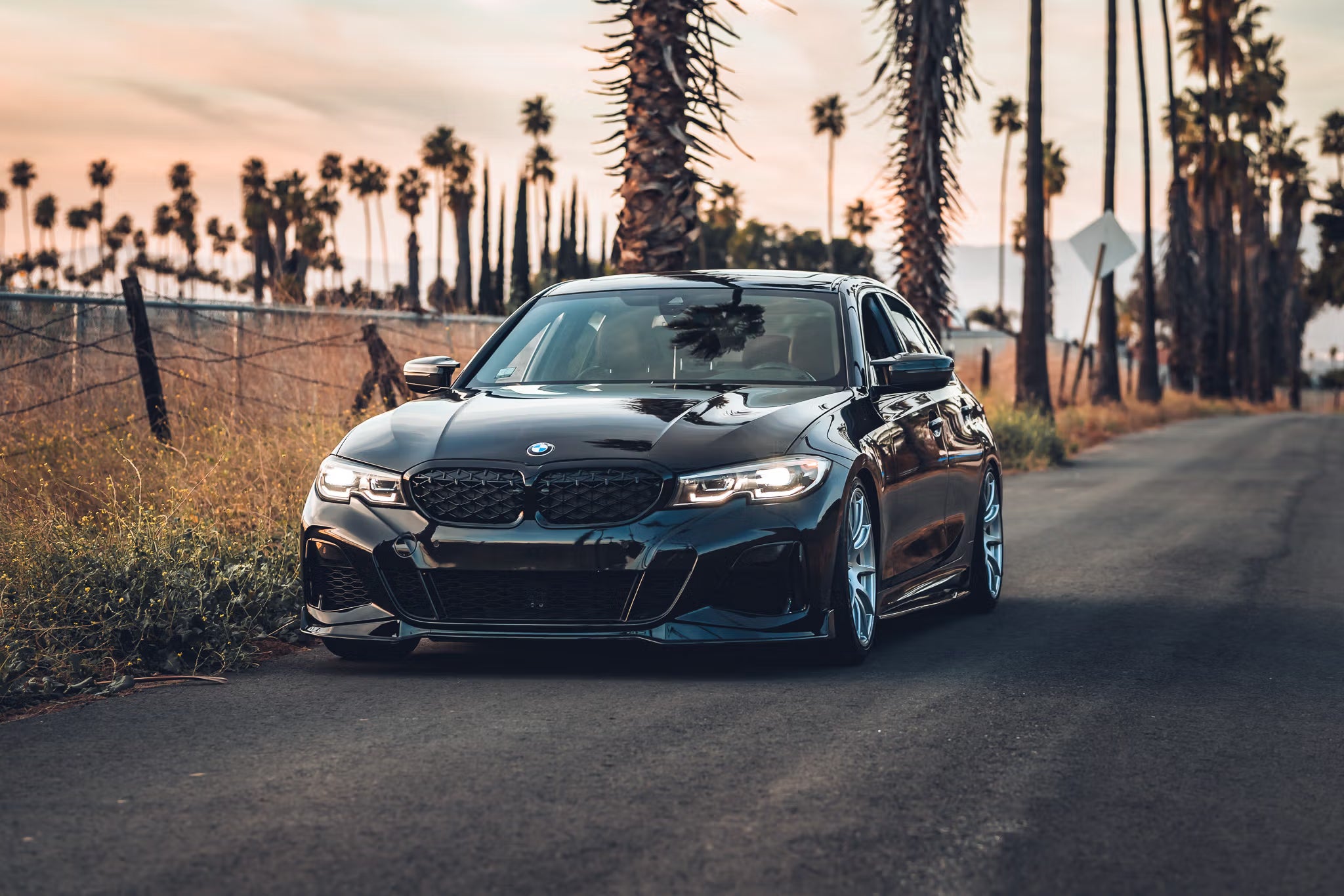 BMW G20/G21 3-sarja Pre-LCI etuspoileri V1