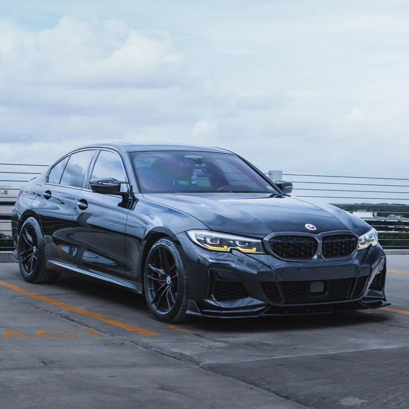 BMW G20/G21 3-sarja Pre-LCI etuspoileri V2