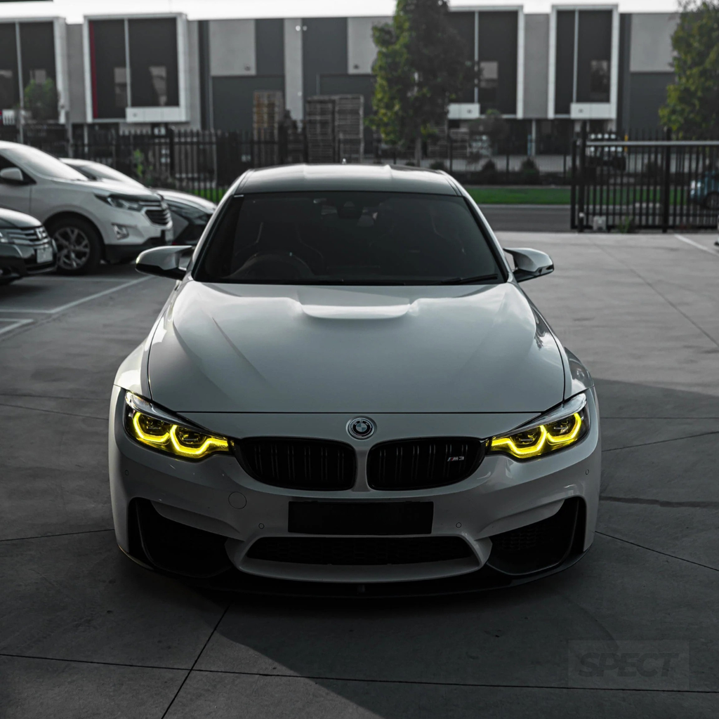 BMW F32/F80/F82 LCI - Keltaiset DRL-moduulit LED RayLights™
