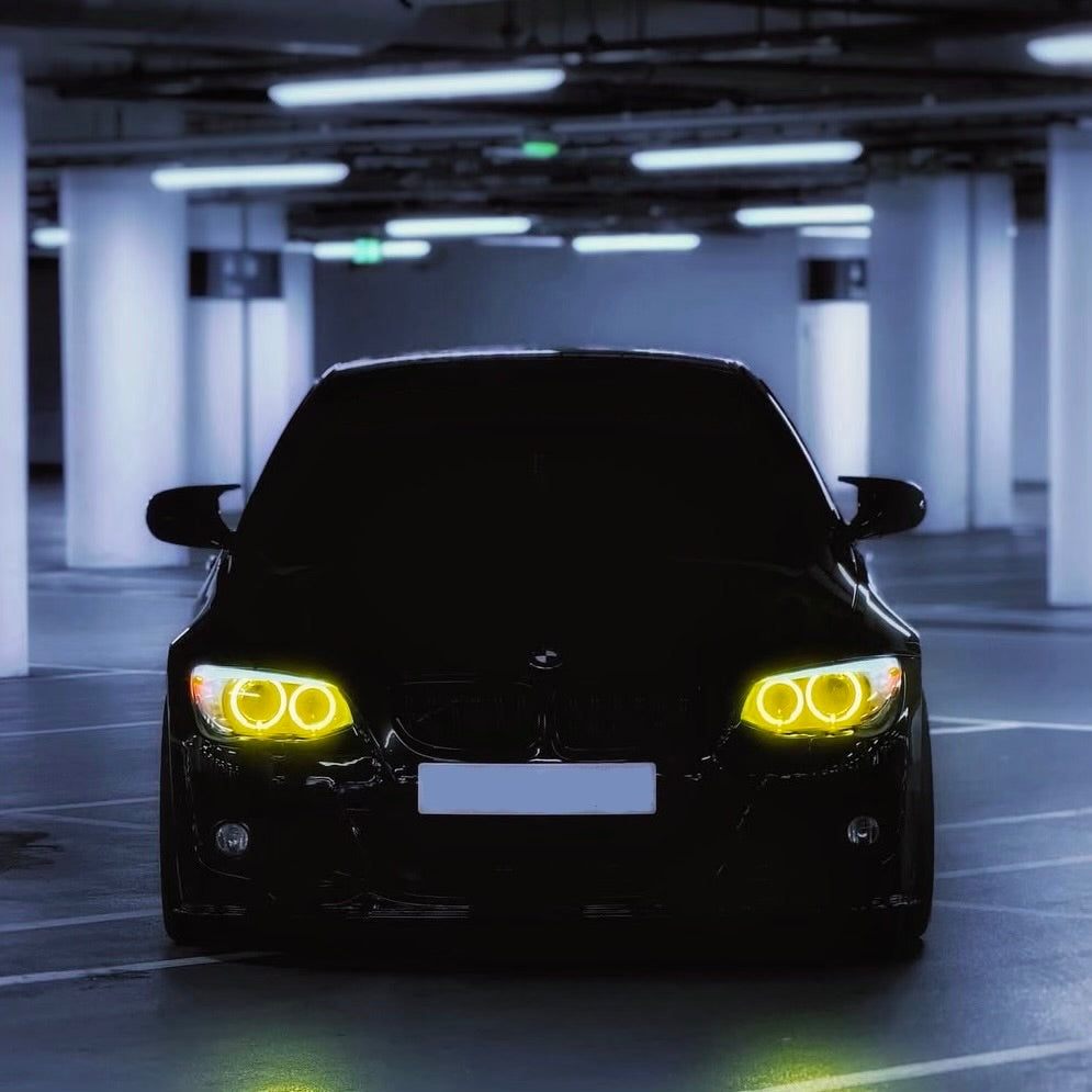 BMW E92/E93 3-Sarja LCI keltaiset DRL CSL style valot