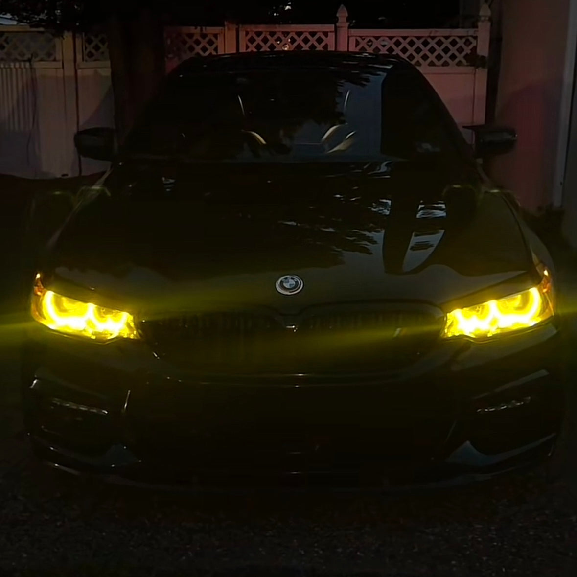 BMW G30/G31 5-Sarja keltaiset DRL xenon