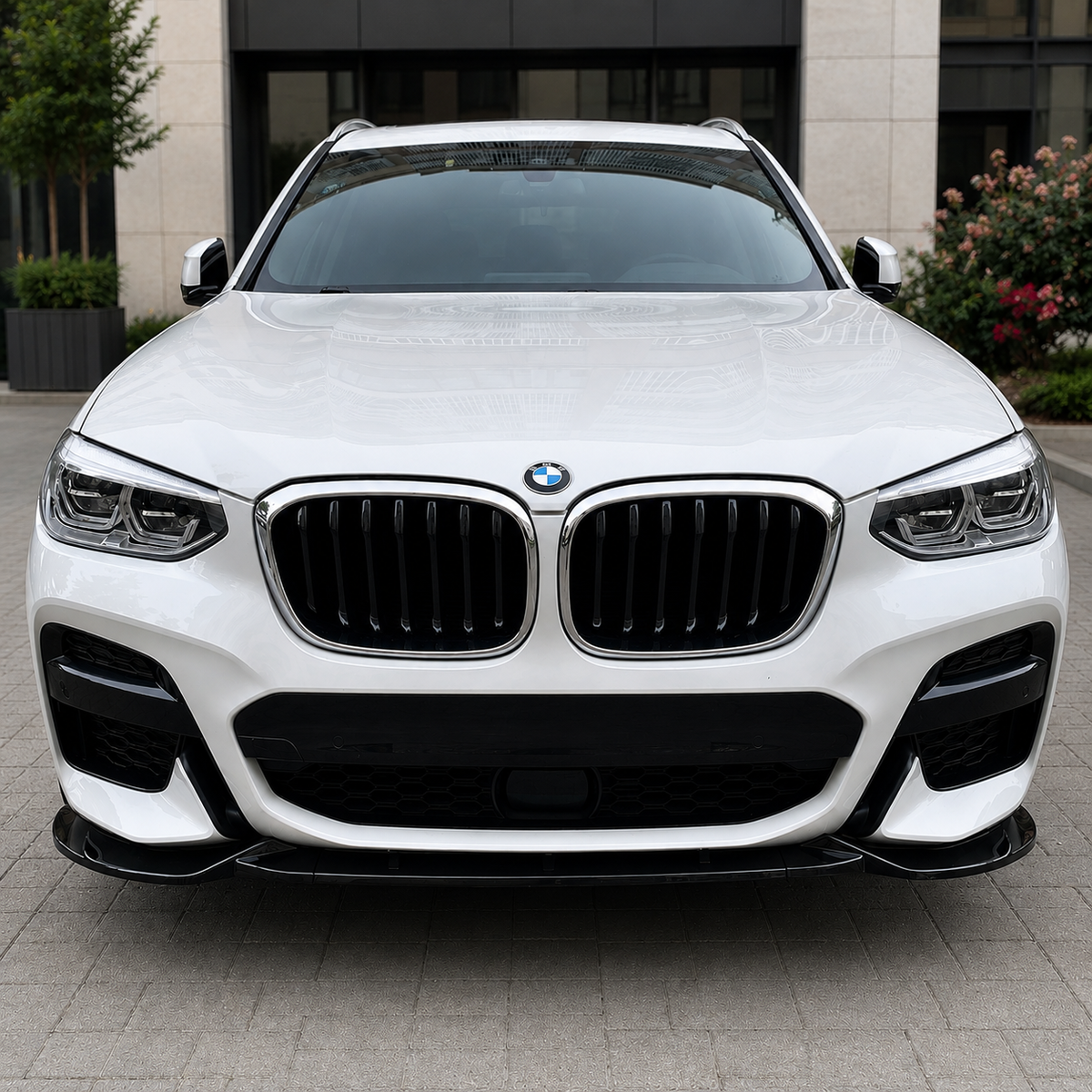 BMW X3 G01 / X4 G02 M-performance Etuspoileri – Kiiltävä Musta