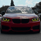 BMW F22 F23 F87 M2 keltaiset DRL valot xenon