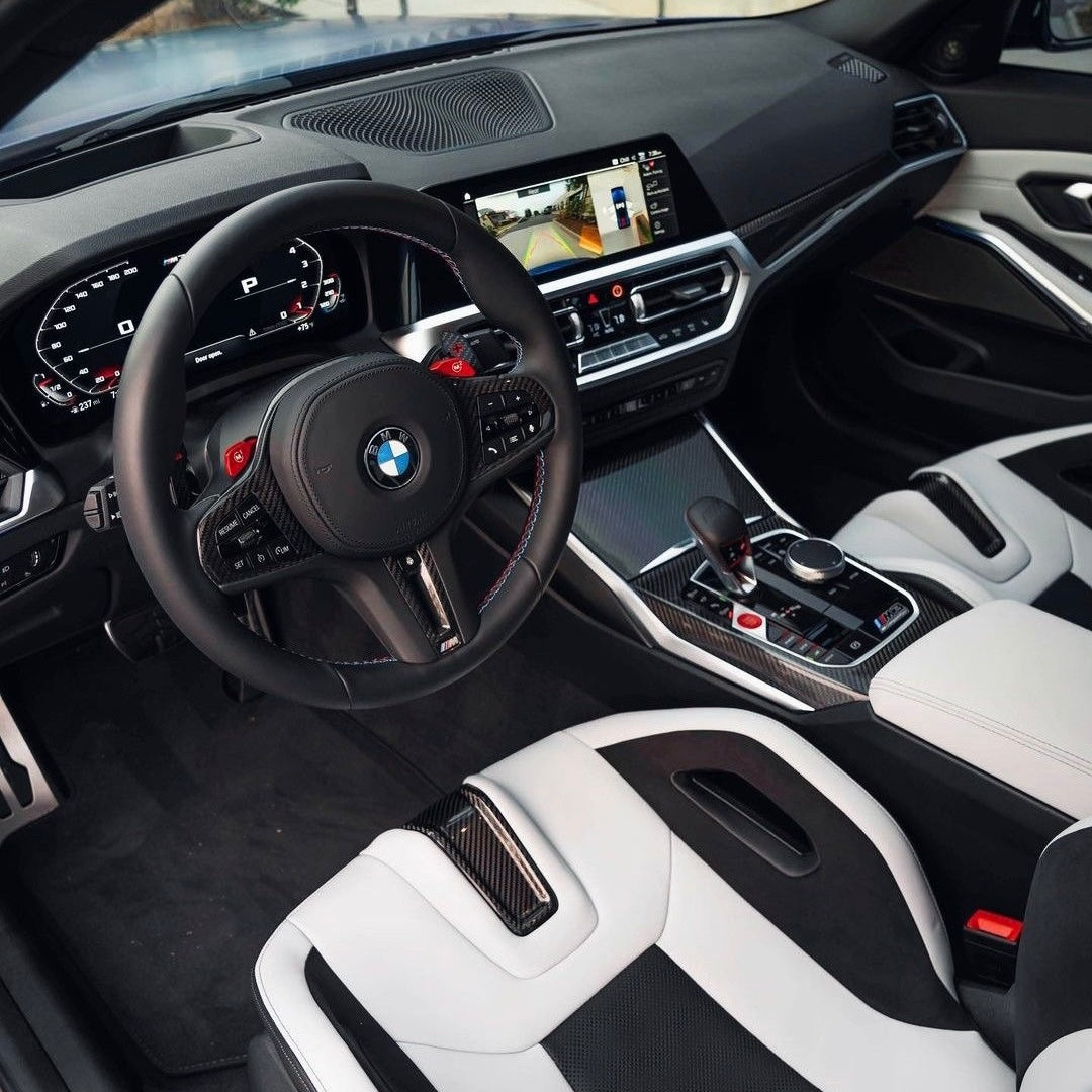 BMW G-sarja ratin hiilikuitu koristelista ACC