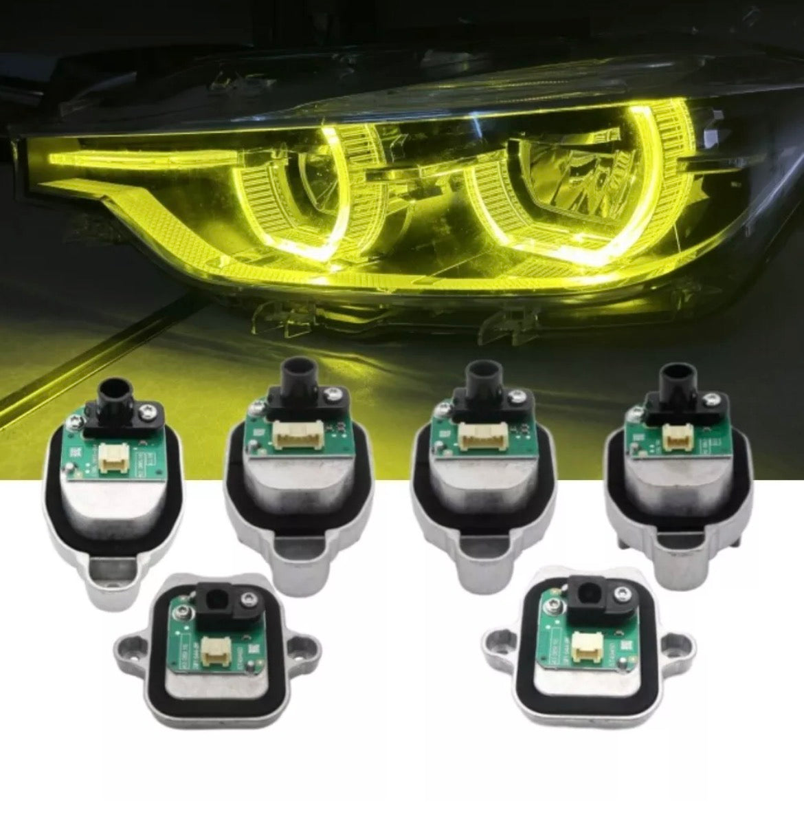 BMW F30/F31 LCI - keltaiset DRL-valot RayLights™