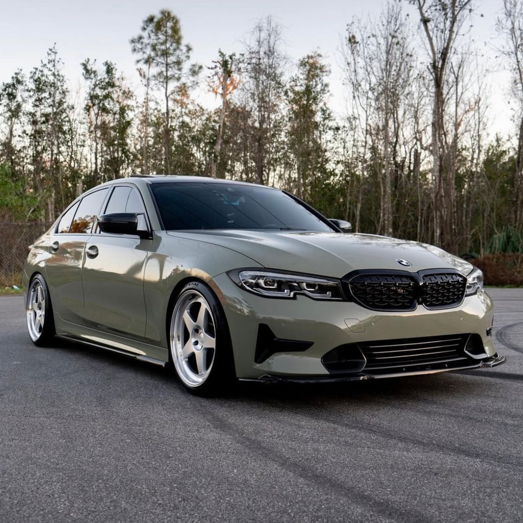 BMW G20/G21 Pre-LCI 2019-2022 - Etuspoileri kiiltävän musta Base