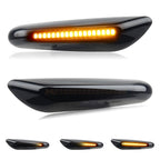 BMW E90/E92/E60 tummat dynamic LED sivuvilkut