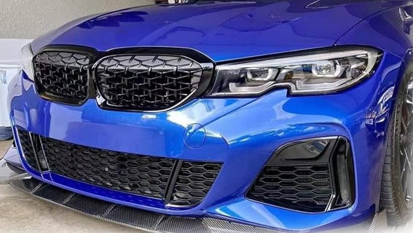 BMW G20 G21 kiiltävän mustat Diamond munuaiset
