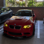 BMW E90/E92/E60/E87 E-sarja - Keltaiset DRL-valot Angel Eyes (xenon)