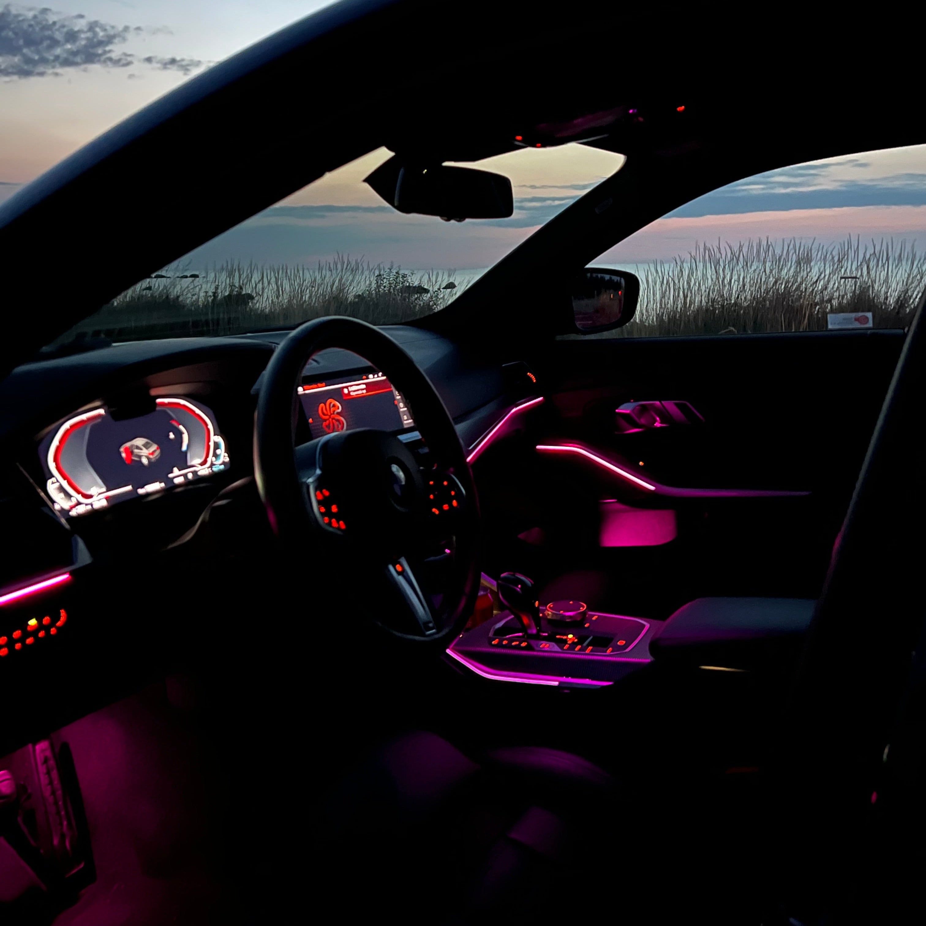 BMW G20 G80 keskikonsolin tunnelmavalot