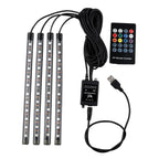 Tunnelmavalosarja autoon RGB led NightDrive