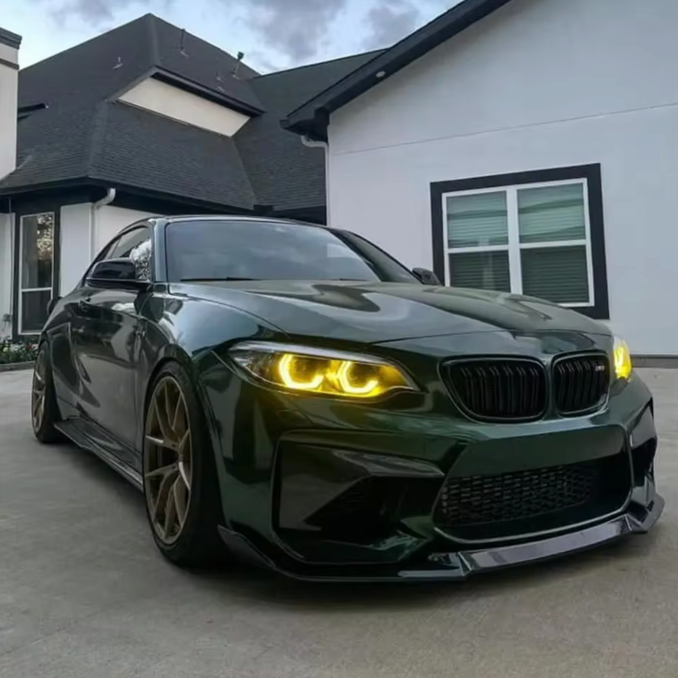 BMW F22 F87 2-sarja LCI keltaiset DRL LED RayLights™