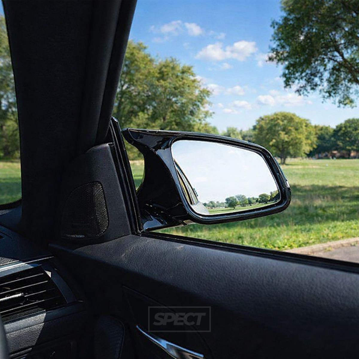 M-Style peilit V2 kiiltävän musta - BMW F20/F21/F22/F30/F32/F87 (2012-2019)