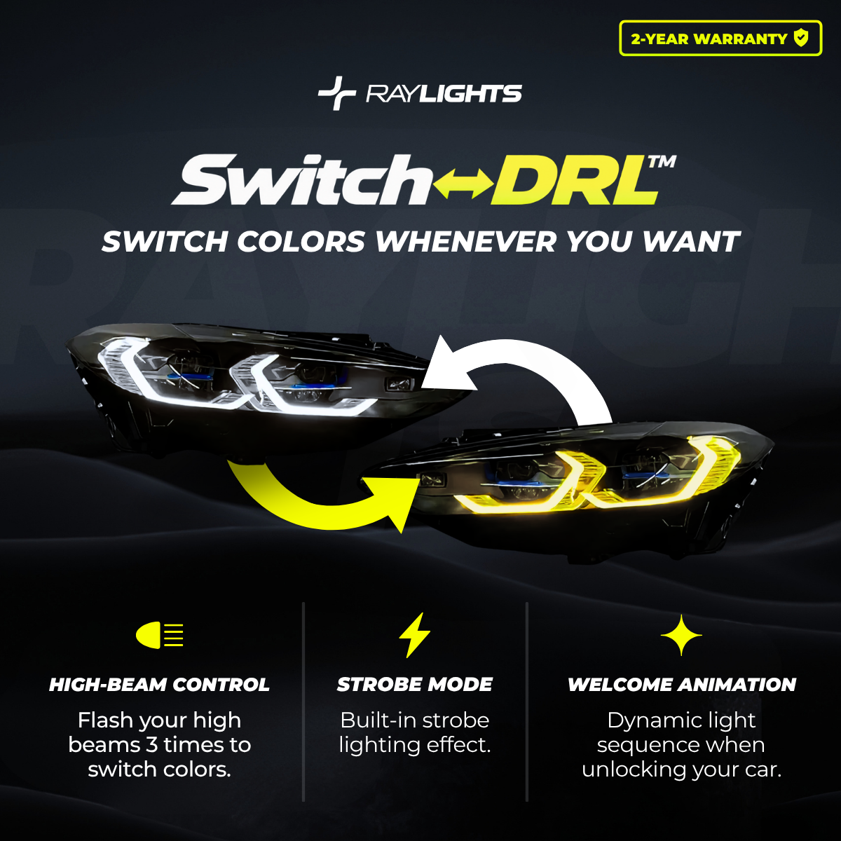BMW F90/G30/G31 Pre-LCI - SwitchDRL™ Moduulit (LED)