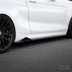 BMW F22/F87 M2 - MTC Style sivuhelma listat kiiltävän musta