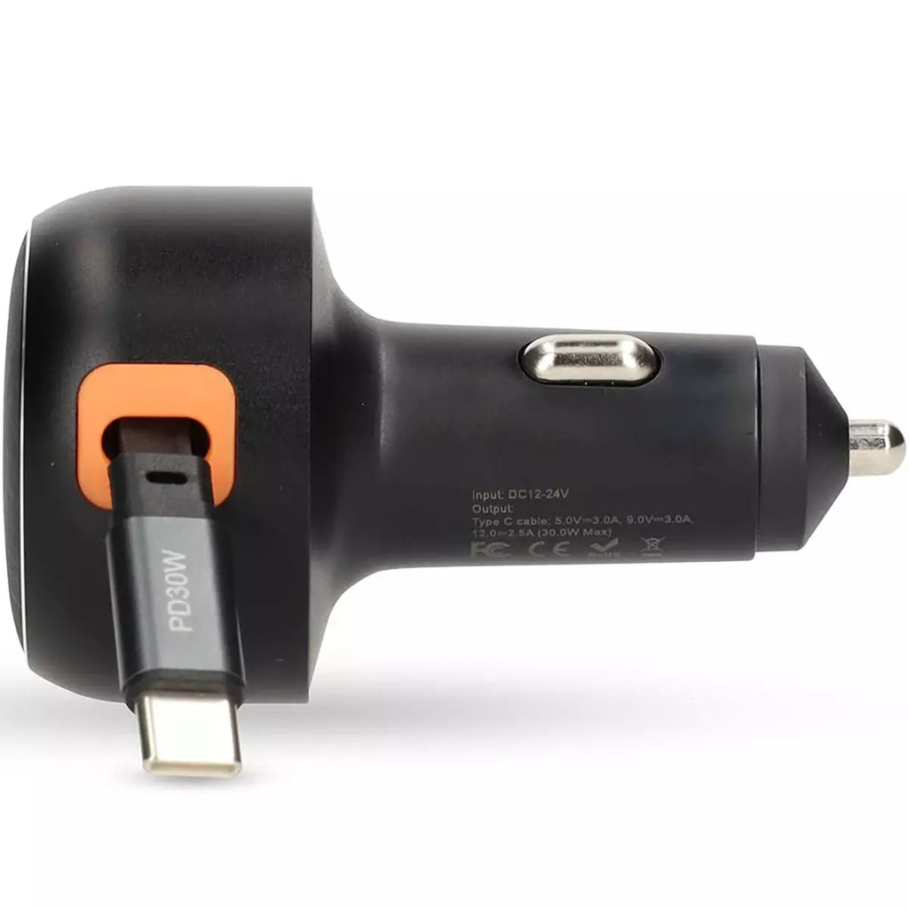 Autolaturi USB-C 30W PD Tehokas