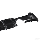 BMW F32/F36/F33 - M-Performance diffusori kiiltävän musta kahdella ulostulolla