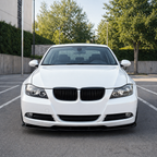 BMW E90/E91 2005-2008 Pre LCI - Etuspoileri kiiltävän musta Base