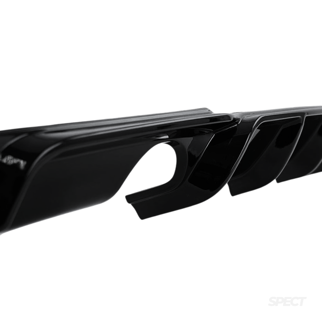 BMW F30/F31 - M-Performance diffuuseri kiiltävän musta kahdella ulostulolla