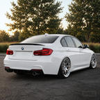 BMW F30/F31 - M-Performance diffuuseri kiiltävän musta kahdella ulostulolla
