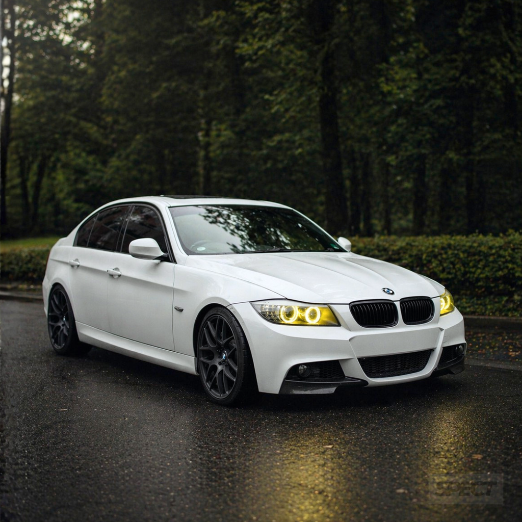 BMW E90/E92/E60/E87 E-sarja - DRL valot amber Angel Eyes valot (xenon)